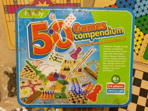 Joc de masa vintage, 50 jocuri incluse, jocuri de familie - imagine 4