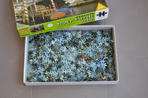 Puzzle de colectie cu podul Rialto din Venetia, 1000 piese - imagine 2