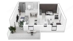 Apartament NOU 3 camere - zona Mehala