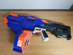 Pusca automata mitraliera jucarie Nerf n-strike elite infinus blaster - imagine 4