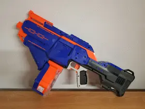 Pusca automata mitraliera jucarie Nerf n-strike elite infinus blaster