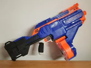 Pusca automata mitraliera jucarie Nerf n-strike elite infinus blaster - imagine 5