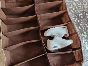 Organizator incaltaminte, dulap pantofi din panza, 12 perechi - imagine 5