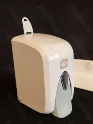 Set 3 accesorii baie, bara prosop, dozator sapun si polita raft baie - imagine 2