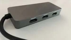 Adaptor   Spliter HDMI -  USB-C la 3 x HDMI 4K@60Hz MST, KU31HDMI11 - imagine 3
