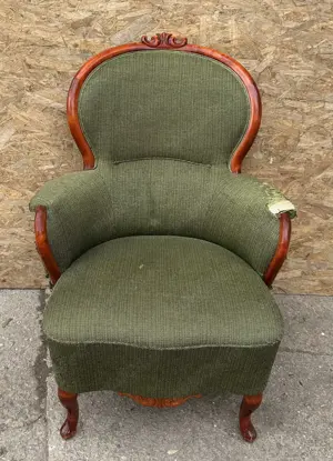 Fotoliu Vintage Stil Louis Philippe; Fotoliu confortabil