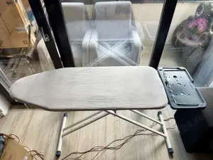 PHILIPS Easy6 - masa de calcat - dimensiuni XL - 120 x 45 cm - reglabila alba - suport metalic