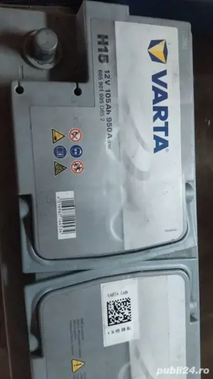 baterie 12 v 105Ah 950A de vânzare  - imagine 2