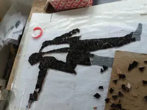 Tablou mozaic ceramica Trenkat James Bond  - imagine 2