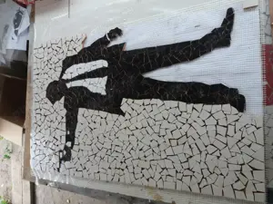 Tablou mozaic ceramica Trenkat James Bond  - imagine 5