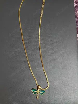 Colier cu medalion libelula