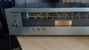 Tuner TOSHIBA ST-225,radio receptor deck analog,vintage 1978 Japan - imagine 4
