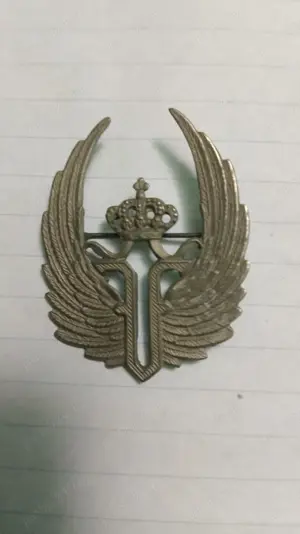 Insigna de observator al Forțelor Aeriene Române Primul Război Mondial model Ferdinand I 