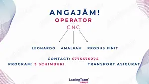 Operator CNC amalgam- 2 schimburi
