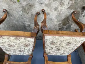 Scaune lemn masiv- stil Chippendale - imagine 3