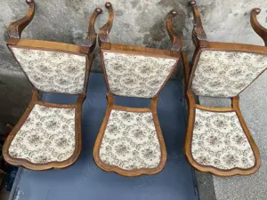 Scaune lemn masiv- stil Chippendale - imagine 4