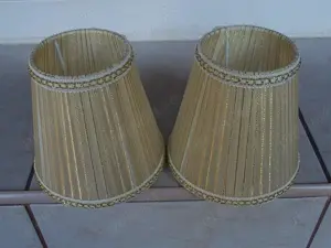 Abajur din panza aplica candelabru lampadar lustra fasung mic E14 - imagine 3