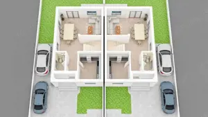 Oferta! Casa noua tip Duplex, 5 Camere, P+1E+M,in Otopeni - imagine 3