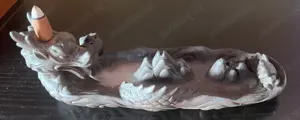 Dragon ceramică aromaterapie cu conuri.