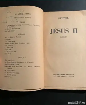 1947!!    Jésus II, Joseph DELTEIL  Prima editie! Tiraj 550 exemplare - imagine 2