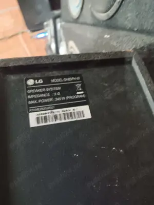 subwoofer de pe home cinema LG model sh85ph-w - imagine 3