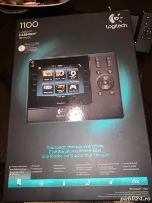 Logitech HARMONY 1100 Telecomanda SMART Universală La Cutie ca NOUĂ  - imagine 4