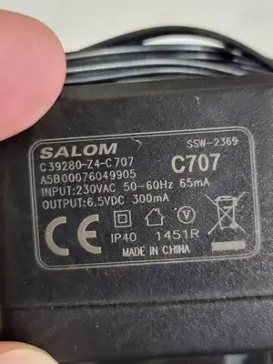 Charger telefon desktop, cu mufa Jack mai groasa -5 LEi - imagine 2