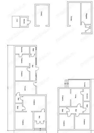 Casa individuala,3 camere, 2 bai, acces auto, garaj,teren 3182 mp - imagine 18