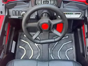 UTV electric pentru copii, Kinderauto Warrior 4x 35W, 12V 7Ah, RED - imagine 3