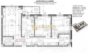 Apartament 3 camere | decomandat | 93 mp| Traian Vuia | ID:1235 - imagine 2