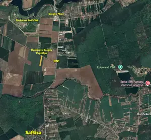 Lot de casa lângă DN1, Tâncăbești Snagov, intrarea Bucharest Golf Club - imagine 2