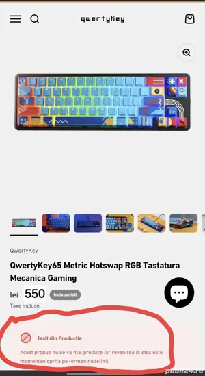 vând tastatură qwerty 65 - imagine 2