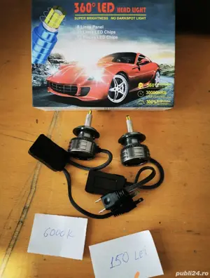 Set becuri H7 /H4 /H1 6500k 6000k 4500k 4300k - imagine 4