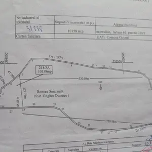 vand teren agricol Goiesti