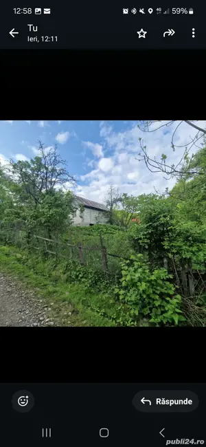 Teren cu casă de vânzare - imagine 2