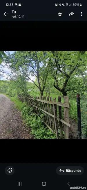 Teren cu casă de vânzare - imagine 9