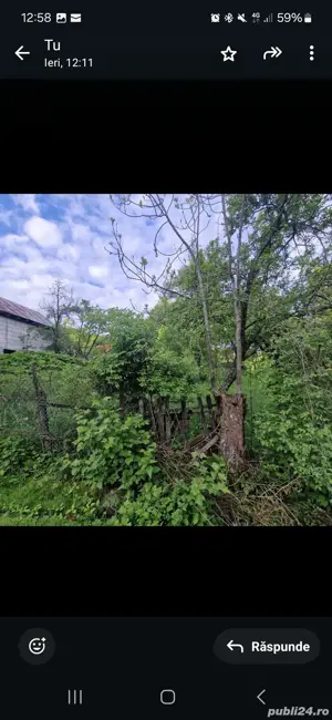 Teren cu casă de vânzare - imagine 7