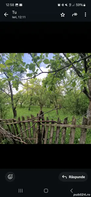 Teren cu casă de vânzare - imagine 4