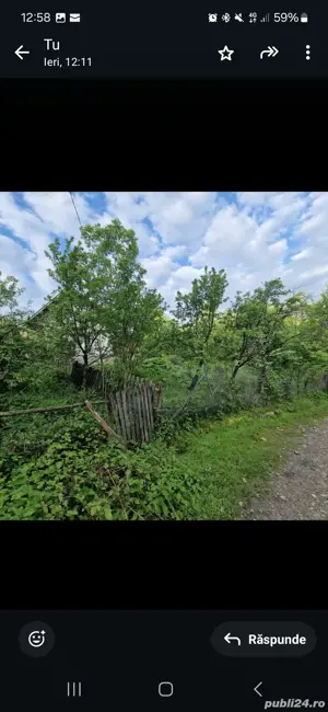 Teren cu casă de vânzare