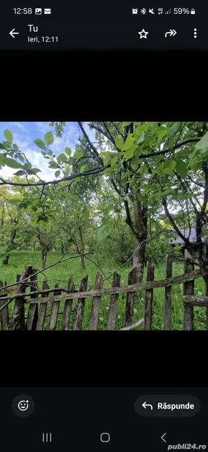 Teren cu casă de vânzare - imagine 3