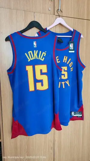 Maieu baschet barbati Nike Jordan, Nikola Jokici NBA,(Super Ofertă).