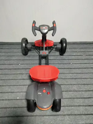 Go Kart electric pentru copii Kinderauto KT-001 45W pliabil RC BT - imagine 3