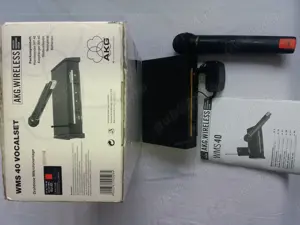 Vînd microfon profesional AKG wireless model WMS40. - imagine 4