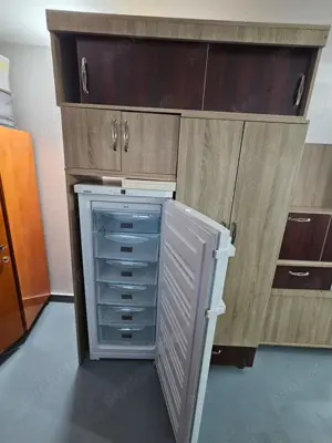 Vând mobila hol cu congelator marca LIEBHERR No FROST, incorporat. 