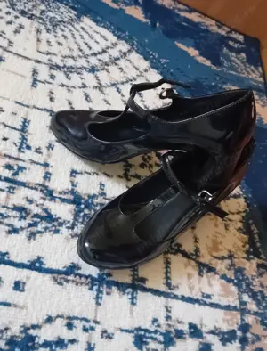 Pantofi negri de lac, 37  - imagine 2