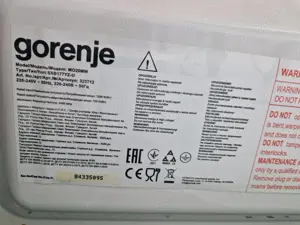 Cuptor cu microunde Gorenje MO20MW - imagine 2