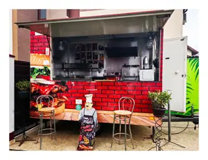 Rulota fast-food de vânzare 