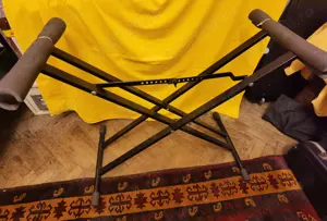 stativ clapa metalic negru dublu X Proel