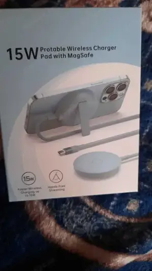 incarcatoare Magsafe 15w pt iPhone , wireless magnetice , noi sigilate universale orice telefon - imagine 4