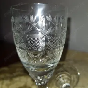 Set 6 pahare cristal lichior